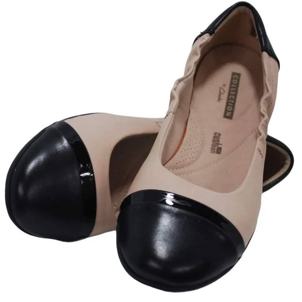 New Clarks Women's Gracelin Jenny Flat Nude Pink - Picture 8 of 14